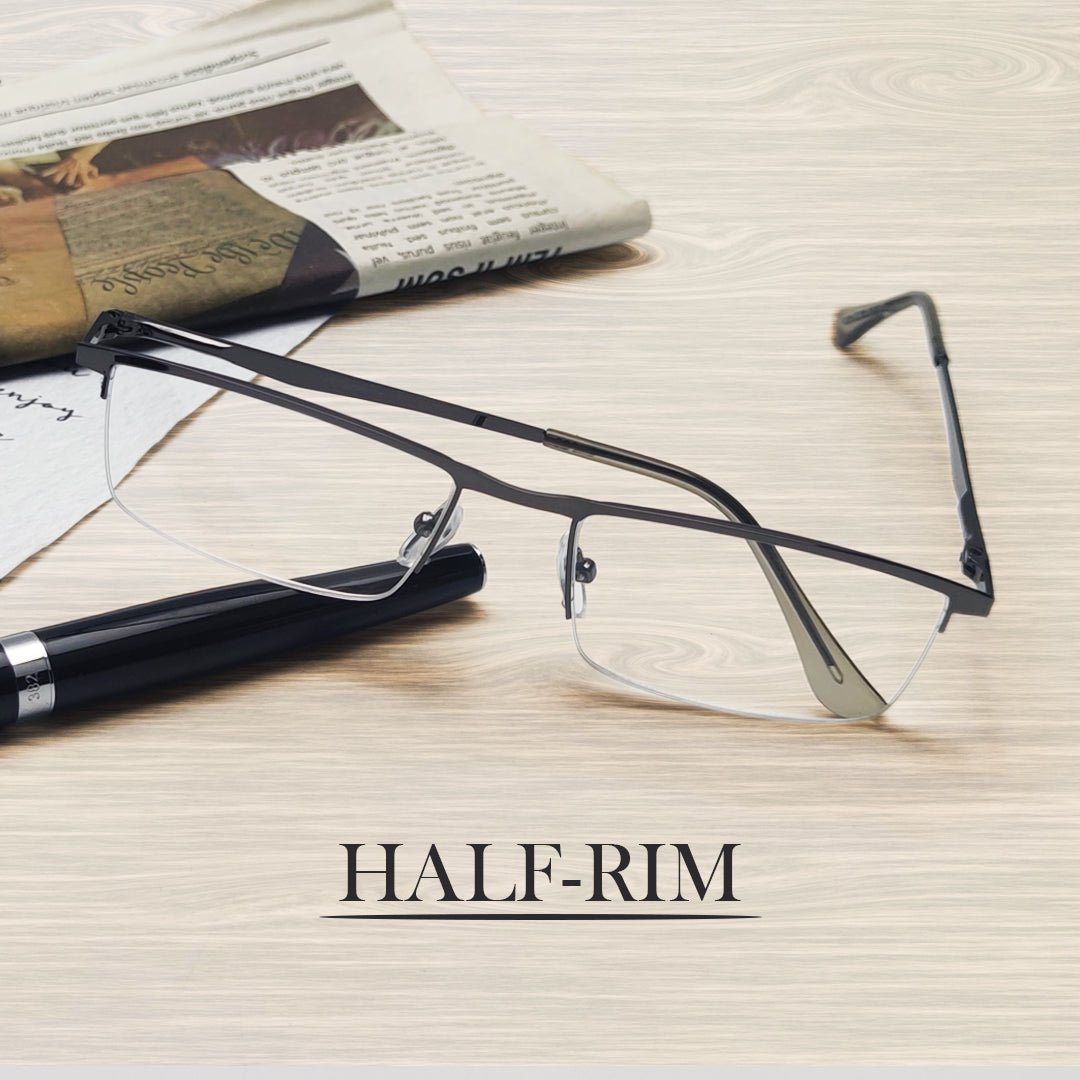 3 Pack Half-rim Metal Frame Reading Glasses R1614eyekeeper.com