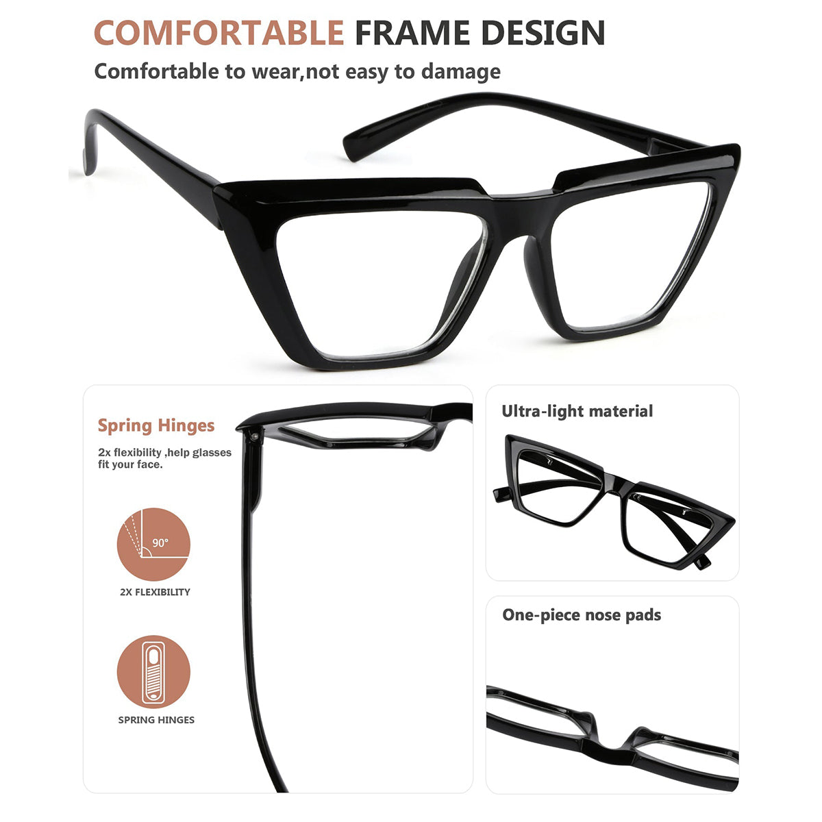 Funky cat eye glasses deals