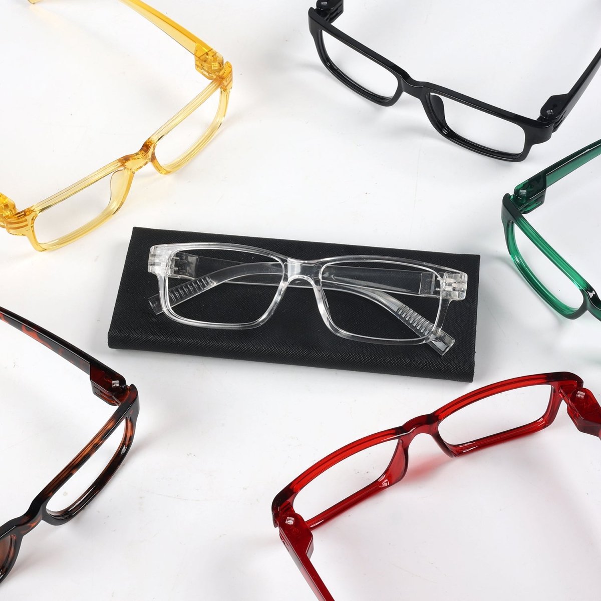 Reading Glasses Metalless Screwless Thick Spring Hinge 6 Pack NR032 eyekeeper