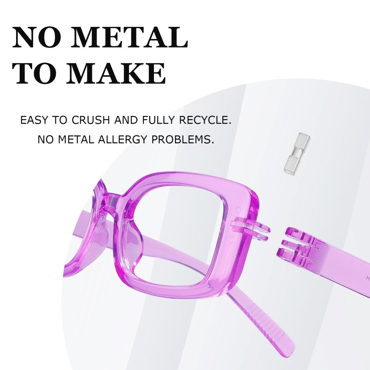 Reading Glasses Metalless Screwless Specs Readers Women 6 Pack