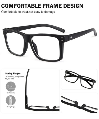 Fashionable Large Frame Reading Glasses R2142eyekeeper.com