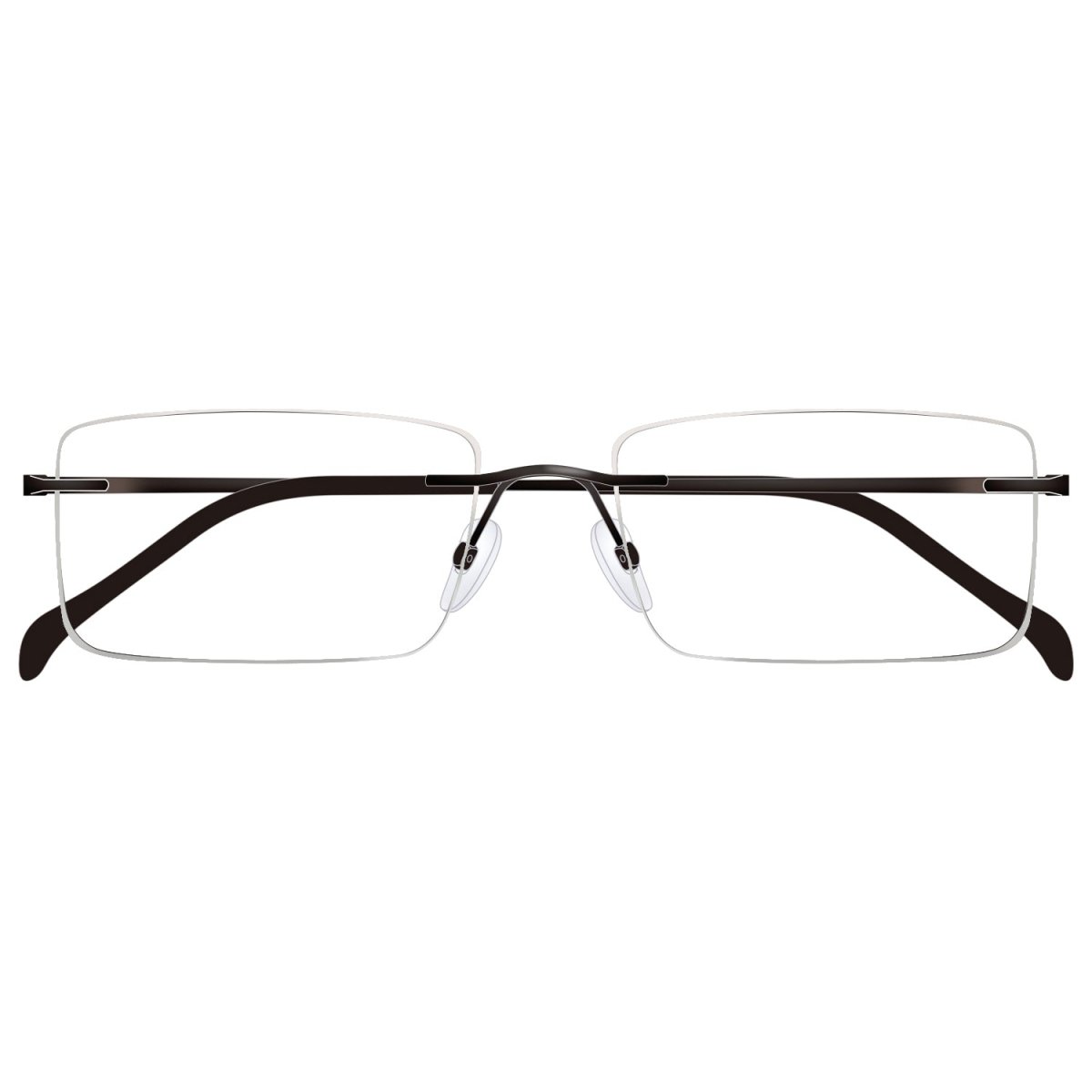Classic rimless eyeglasses shop