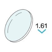 1.61 Index (Clear Lenses) CYL: -1.75 to 0eyekeeper.com