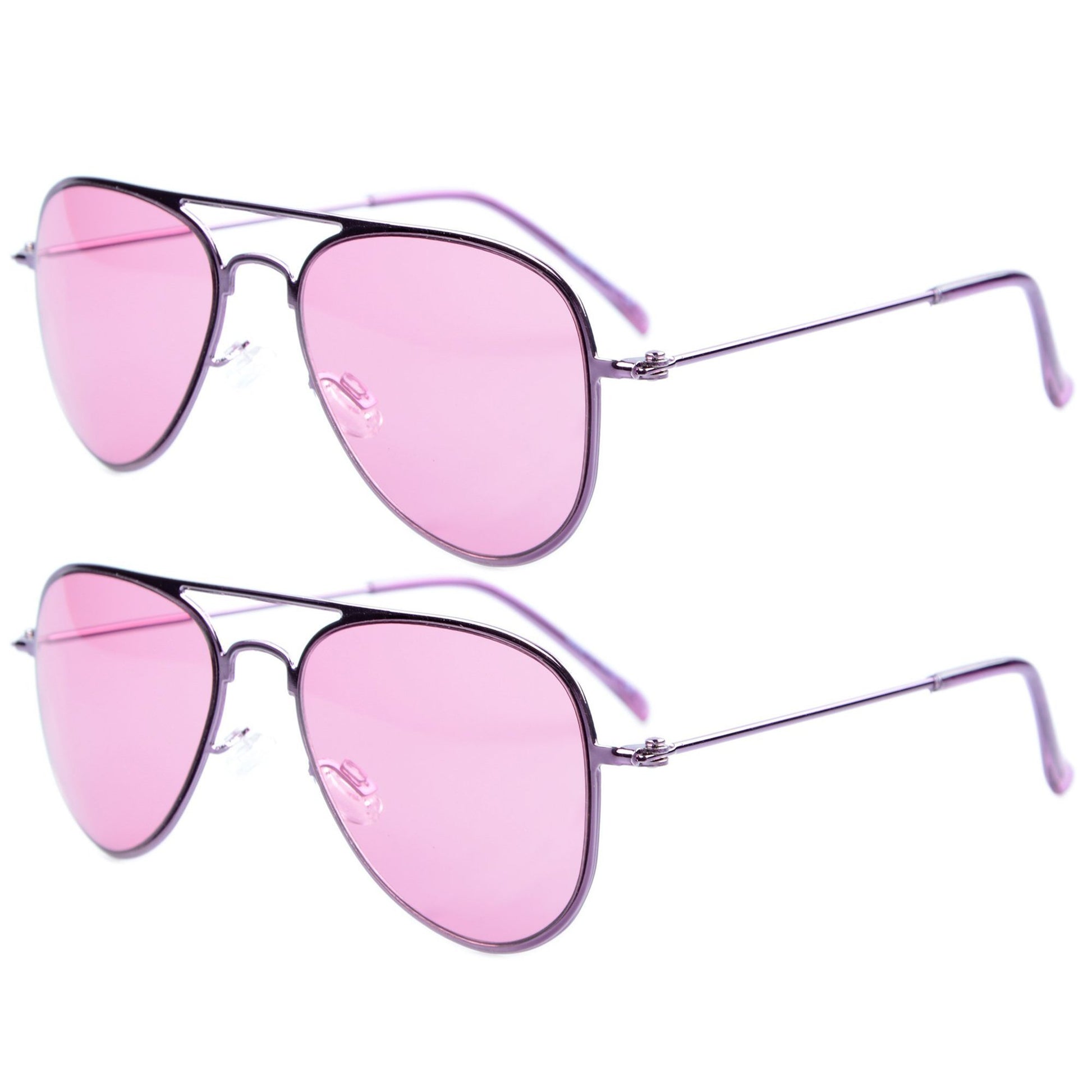 Pilot Sunglasses Purple Lens S15017