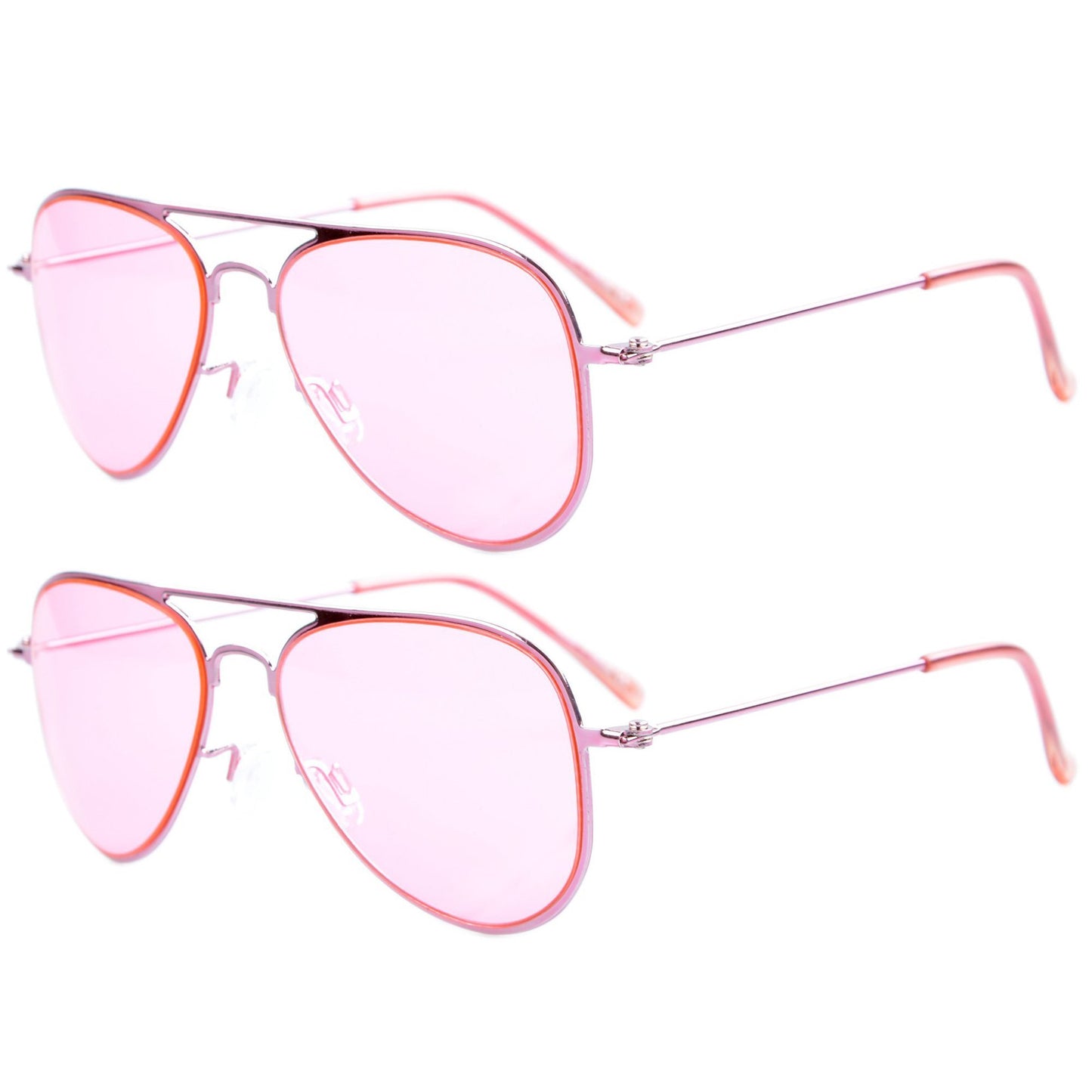 Pilot Sunglasses Pink Lens S15017