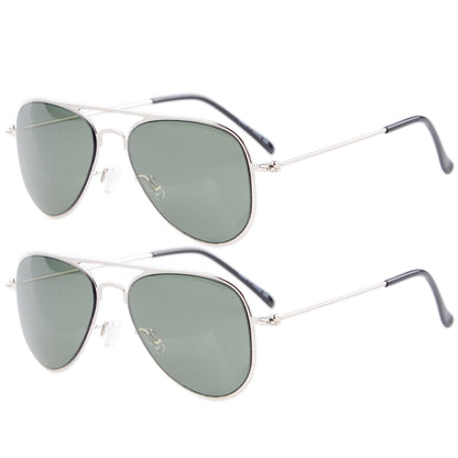 Pilot Sunglasses Silver G15 S15017