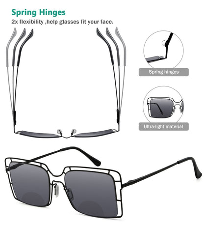 Square Bifocal Sunglasses SBR2301