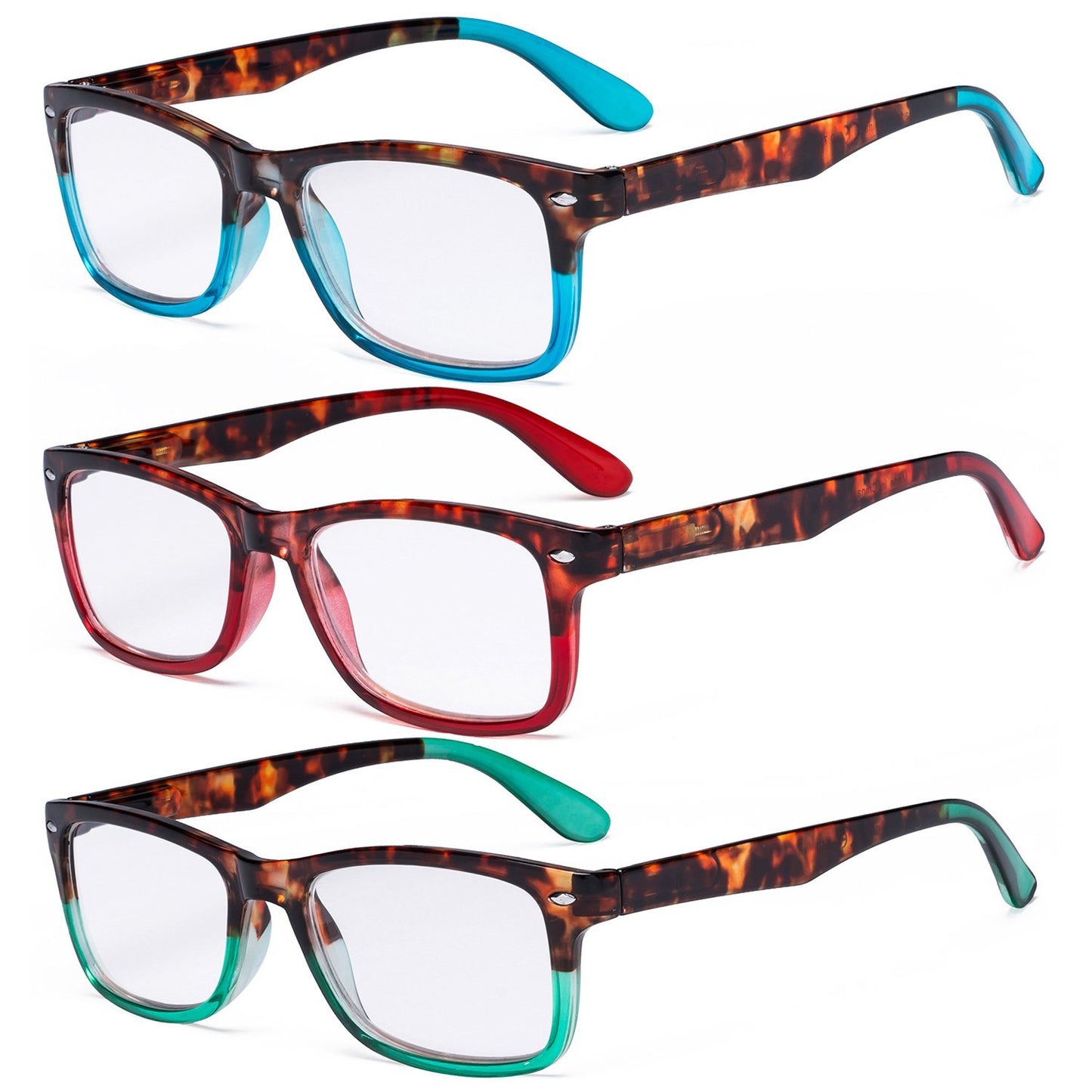 3 Pack Ladies Distinctive Comfort Reading Glasses R075D