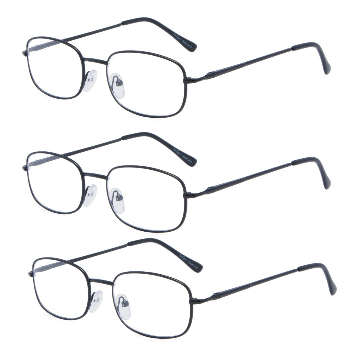 3 Pack Metal Frame Reading Glasses R3232eyekeeper.com