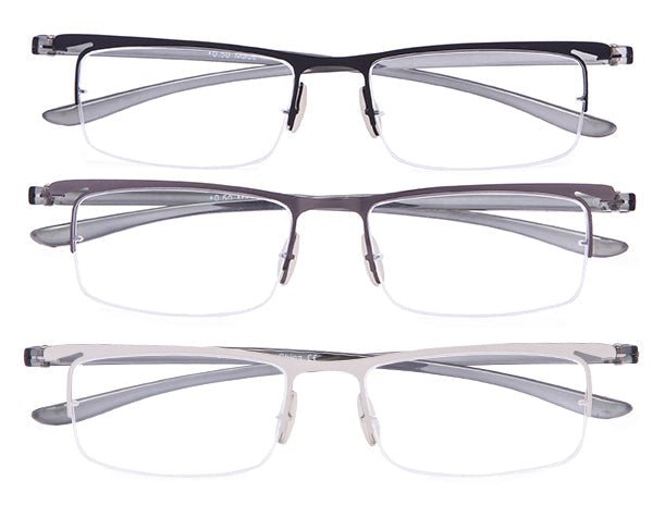 Classic Reading Glasses Half Rim Women R15615