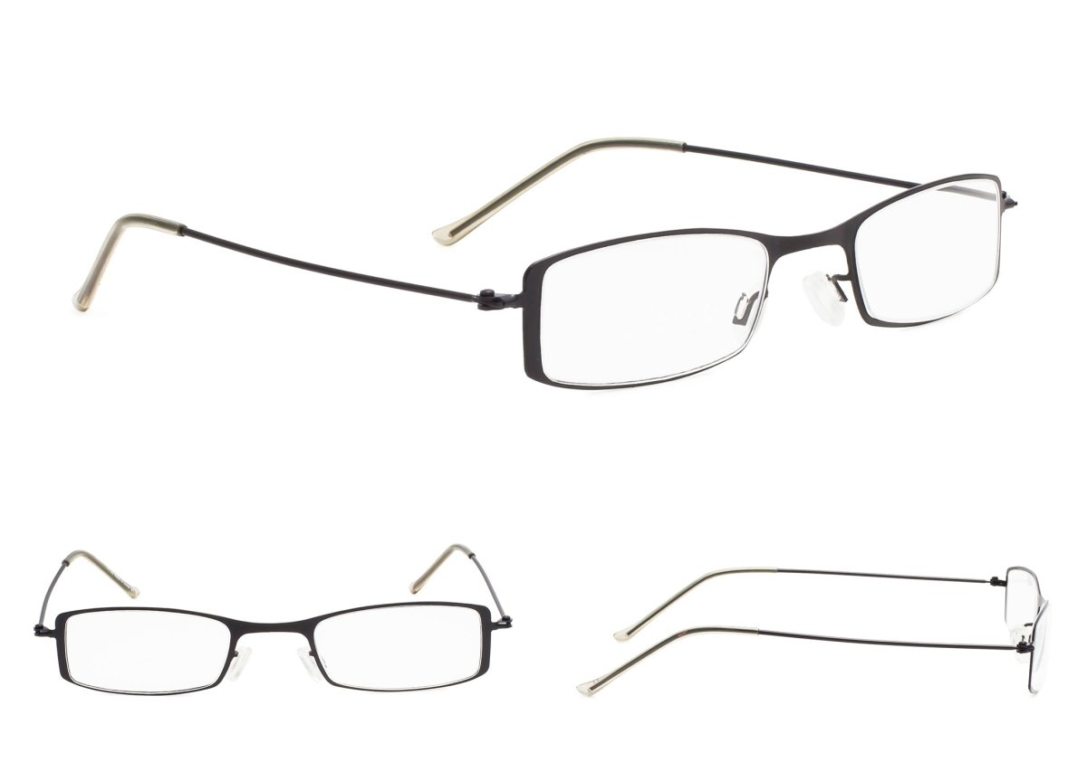 3 Pack Stainless Steel Lightweight Reading Glasses R15005eyekeeper.com