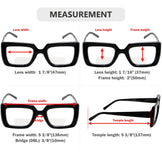 4 Pack Funky Thicker Frame Bifocal Reading Glasses Women – eyekeeper.com