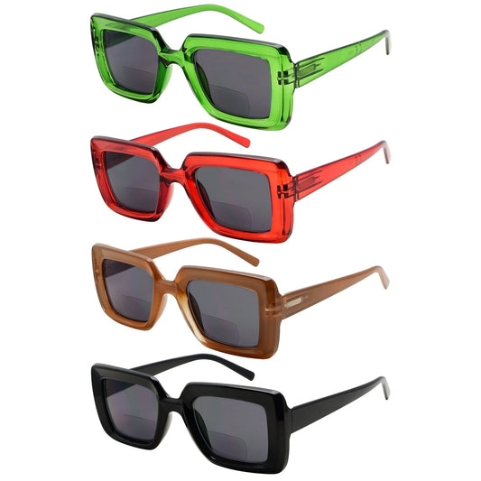 Square Bifocal Sunglasses for Women sBR2101