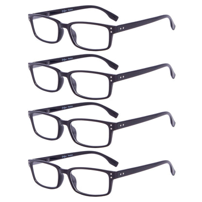 4 Pack Classical Reading Glasses for Women Men R097eyekeeper.com