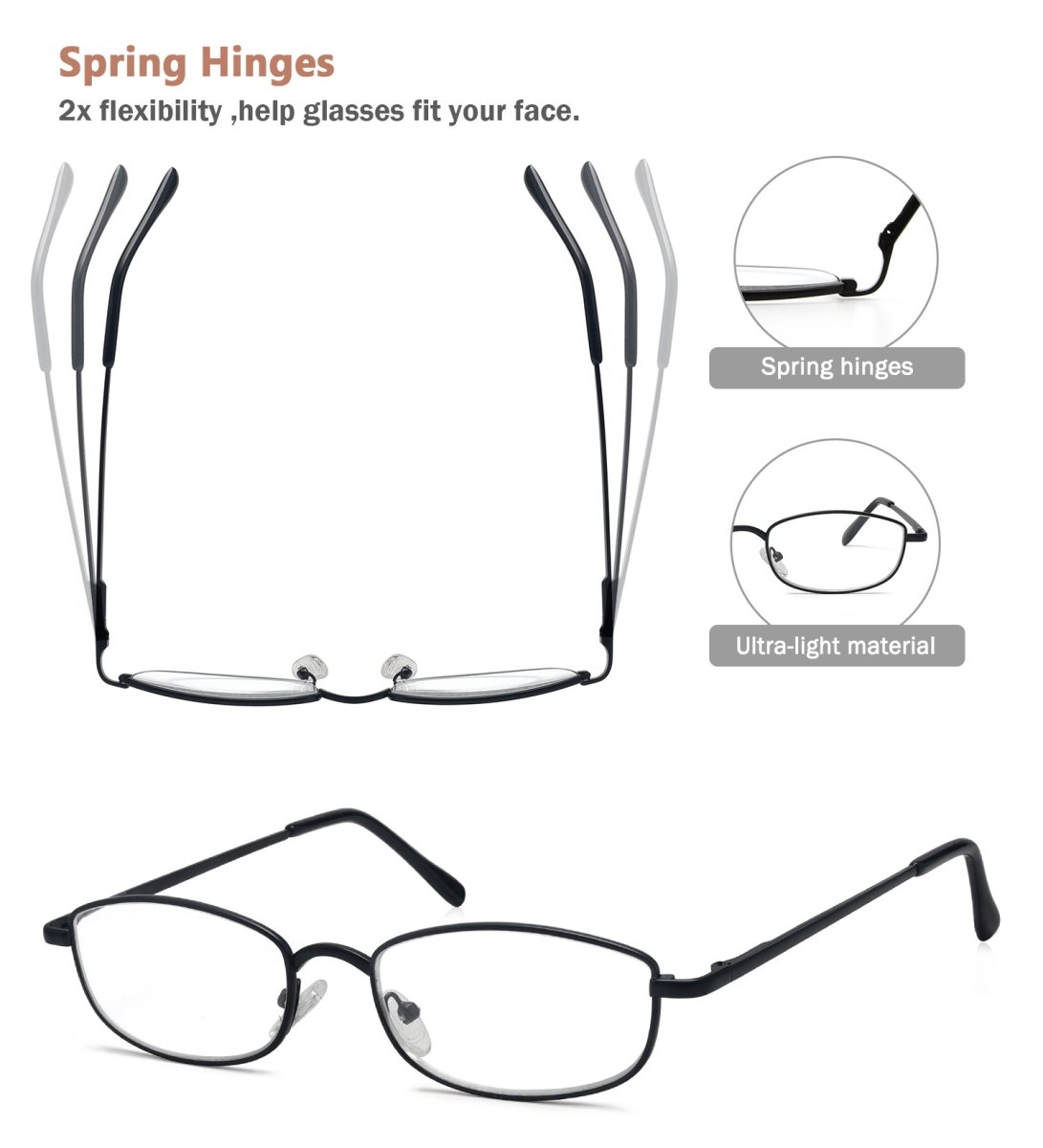 Wire reading glasses clearance