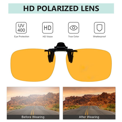 4 Pack Polarized Clip-on Flip up Night Driving Glasses JQ3 (58MMX40MM)eyekeeper.com