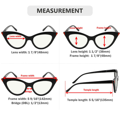 Mutifocal Reading Glasses Dimension