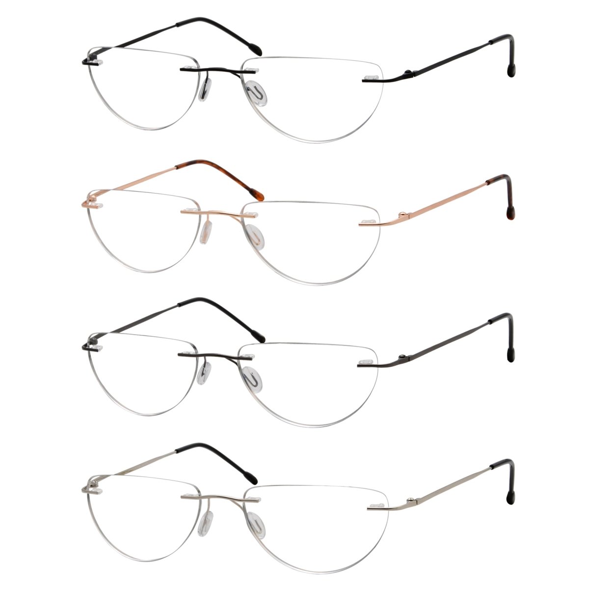 Dumbledore Half Moon Glasses 4 Pack for Women Men – eyekeeper.com
