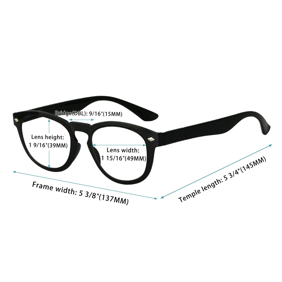 4 Pack Trendy Stylish Design Reading Glasses R086eyekeeper.com