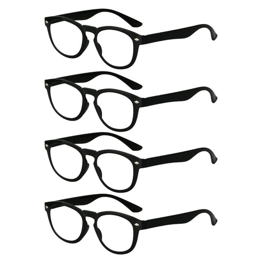4 Pack Trendy Stylish Design Reading Glasses R086eyekeeper.com