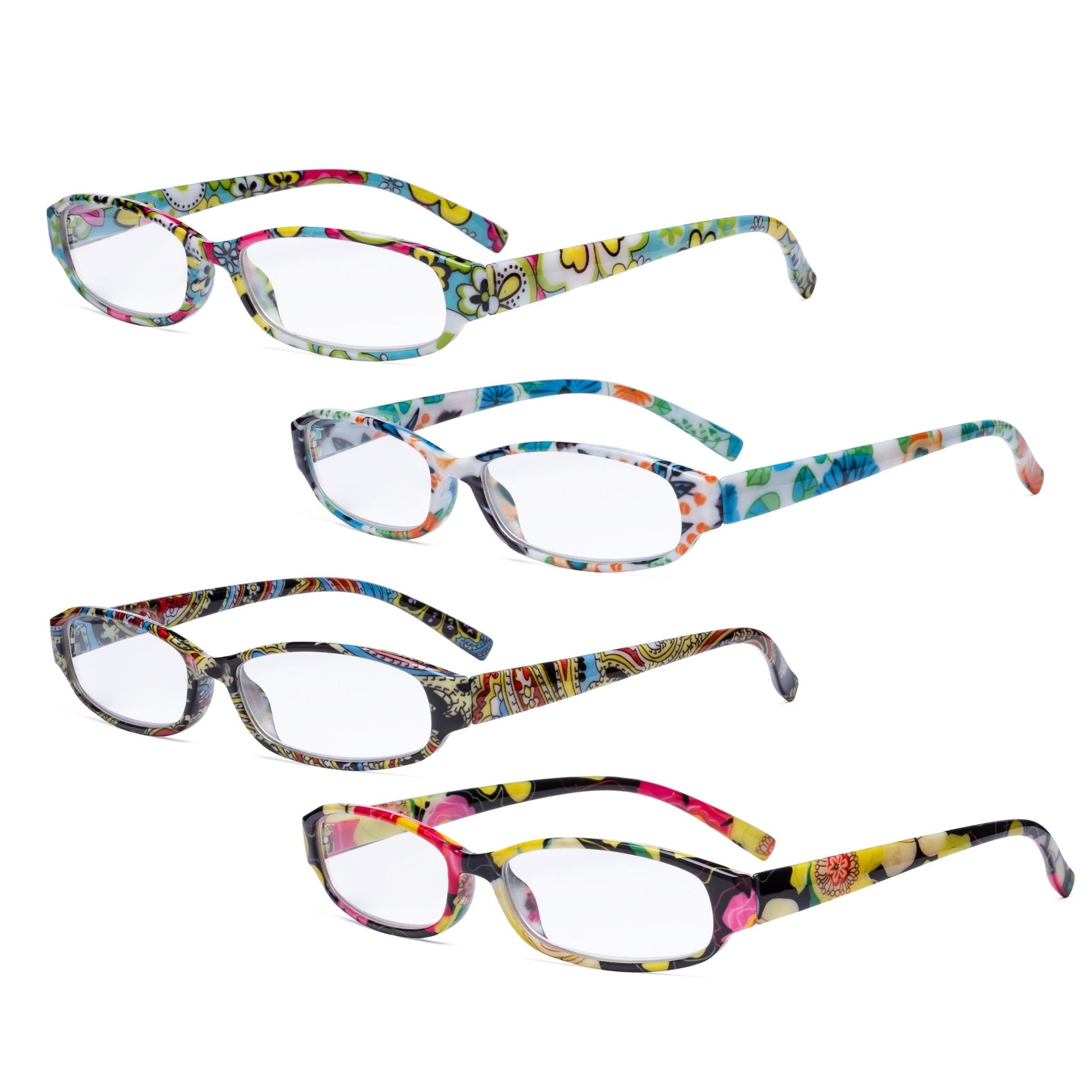 Small Lens Floral Pattern Reading Glasses R9104F