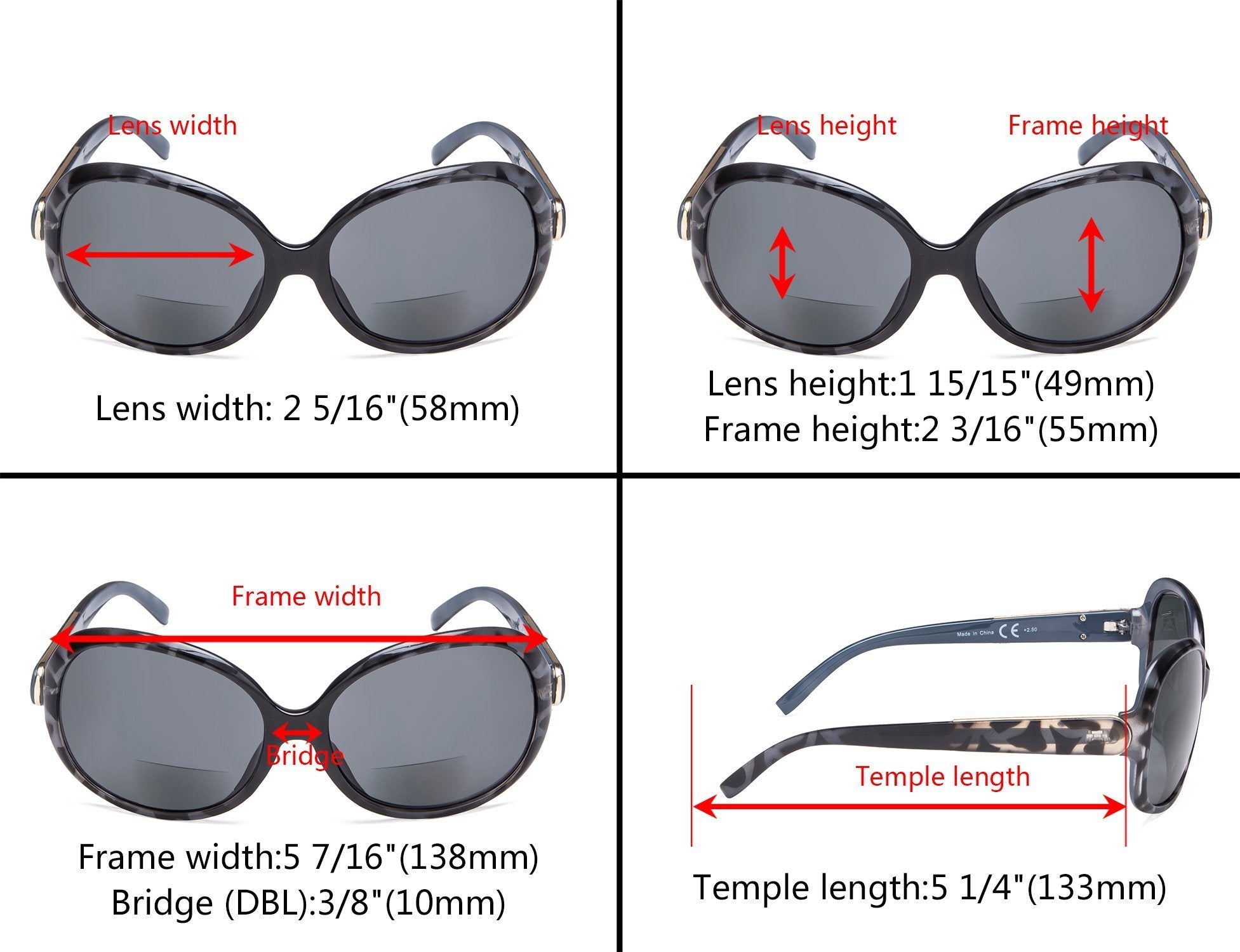 Reading sunglasses 2.50 sales womens