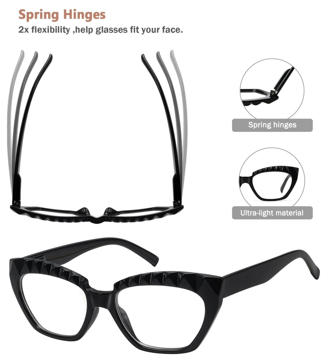 Cat-eye Reading Glasses for Women R2133