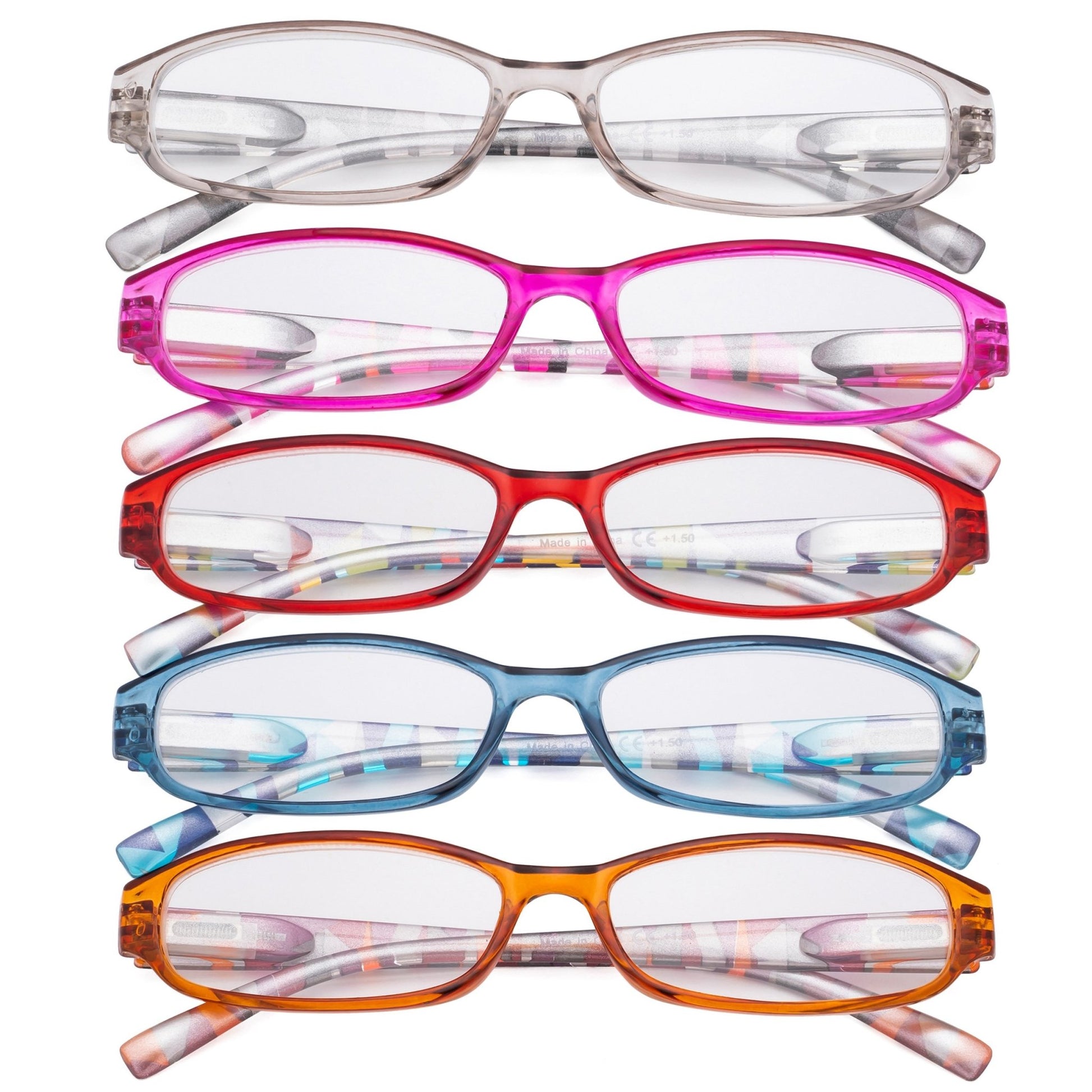 Attractive Reading Glasses with Pattern Arms R9104G