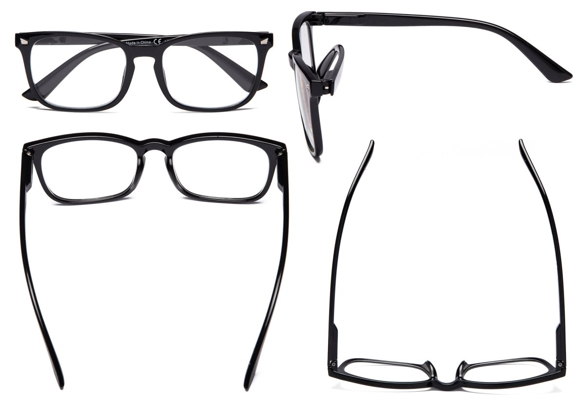 5 Pack Stylish Reading Glasses Pattern Arms Readers RT1801eyekeeper.com