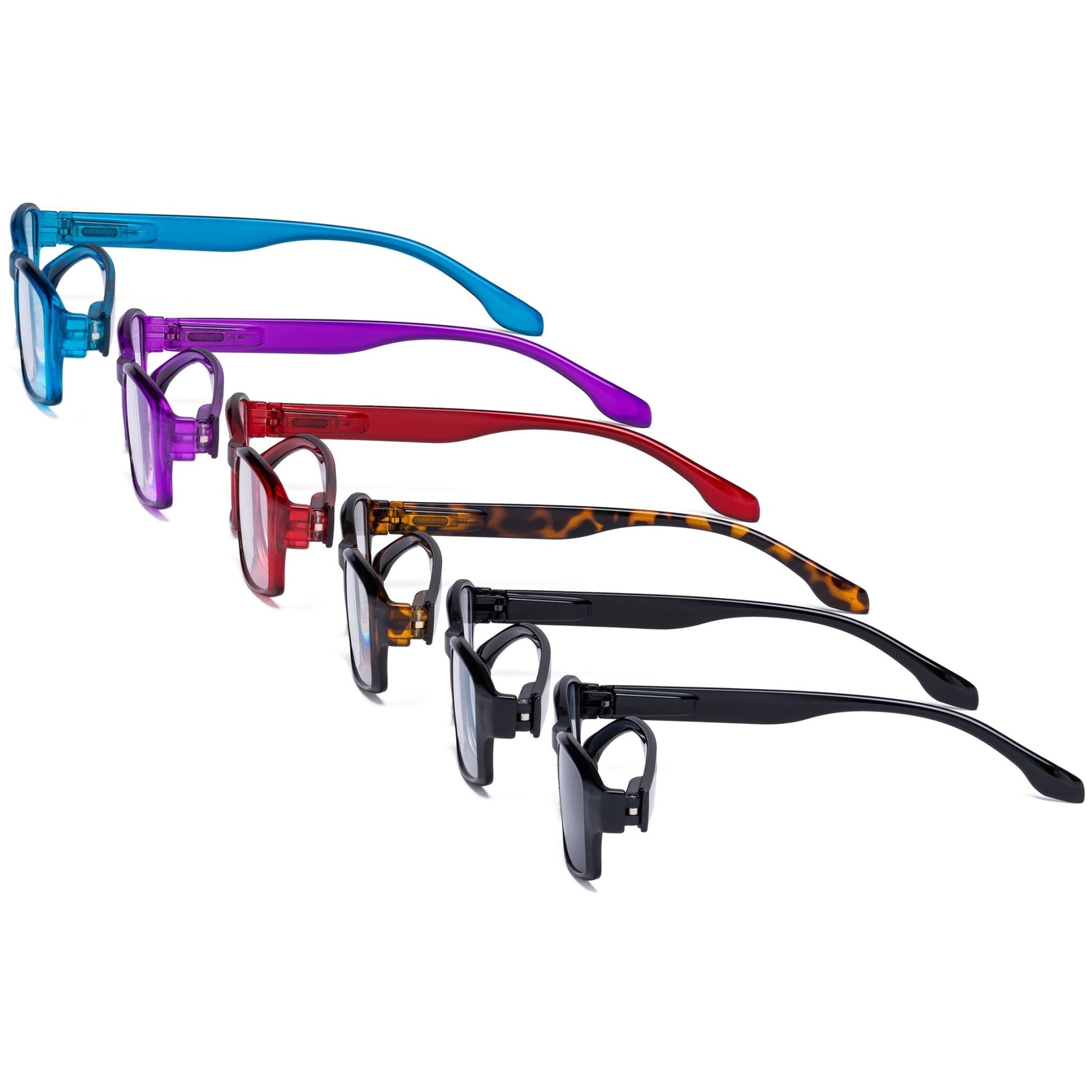 6 Pack Comfort Reading Glasses Include Sunshine Reader R9102