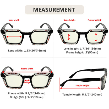 Computer Reading Glasses Dimension