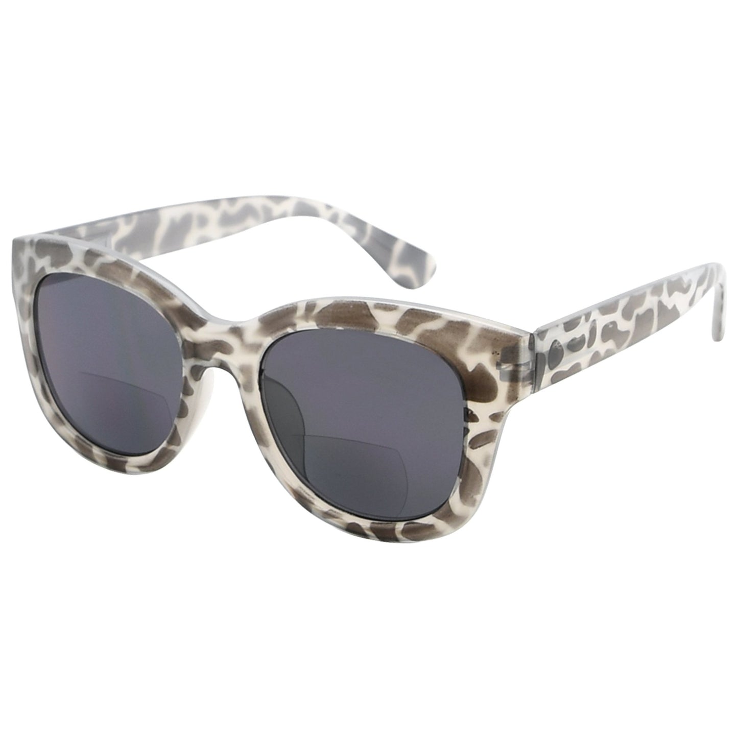 Large Frame Bifocal Sunglasses Grey Tortoise SBR1555