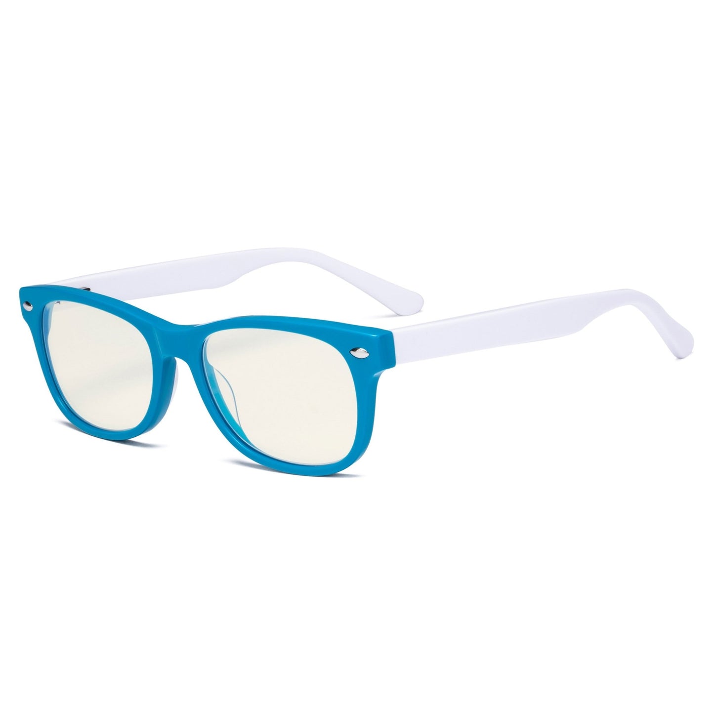 Computer Eyeglasses for Kids Blue/White K05-BB40