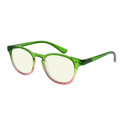 Oval Computer Reading Glasses Green CG144