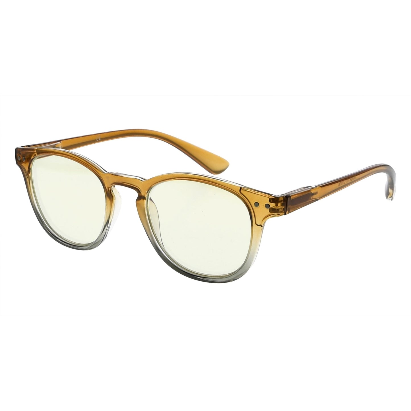 Oval Computer Reading Glasses Brown CG144