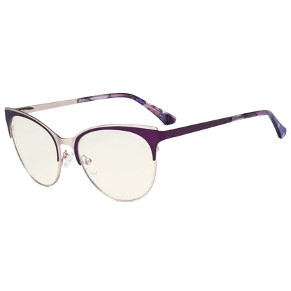 Blue Light Blocking Eyeglasses Purple LX19040-BB40