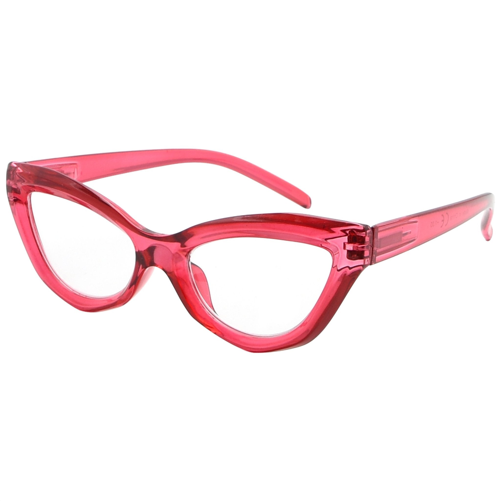 Red Cat eye Reading Glasses for Women eyekeeper
