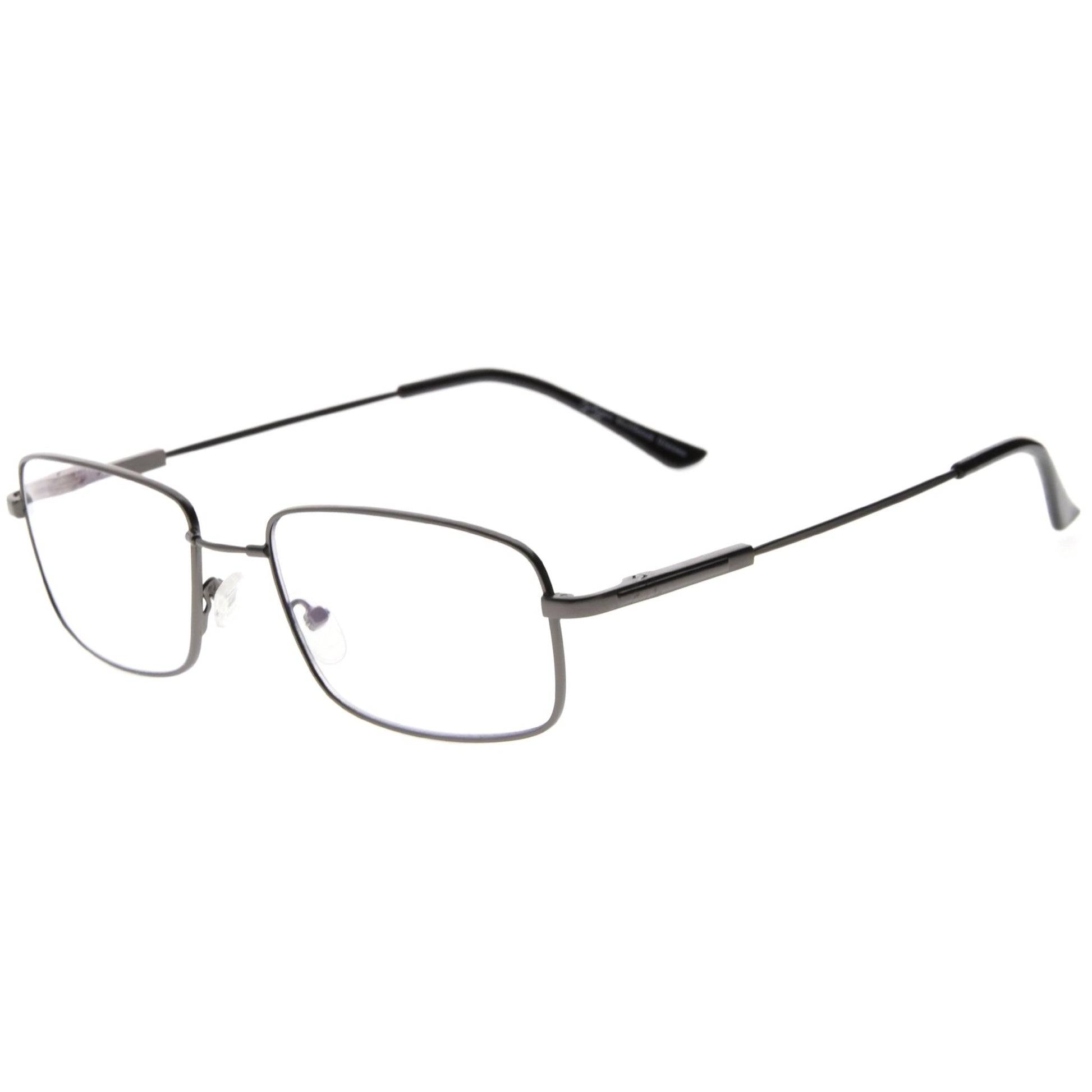 Eyekepper Oversized Progressive Readers Women - UV Protection Multifocus  Computer Readers - Noline Trifocal Reading Glasses - Black Frame