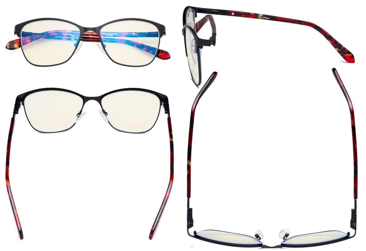 Classic Blue Light Filter Eyeglasses for Women LX19023-BB40eyekeeper.com