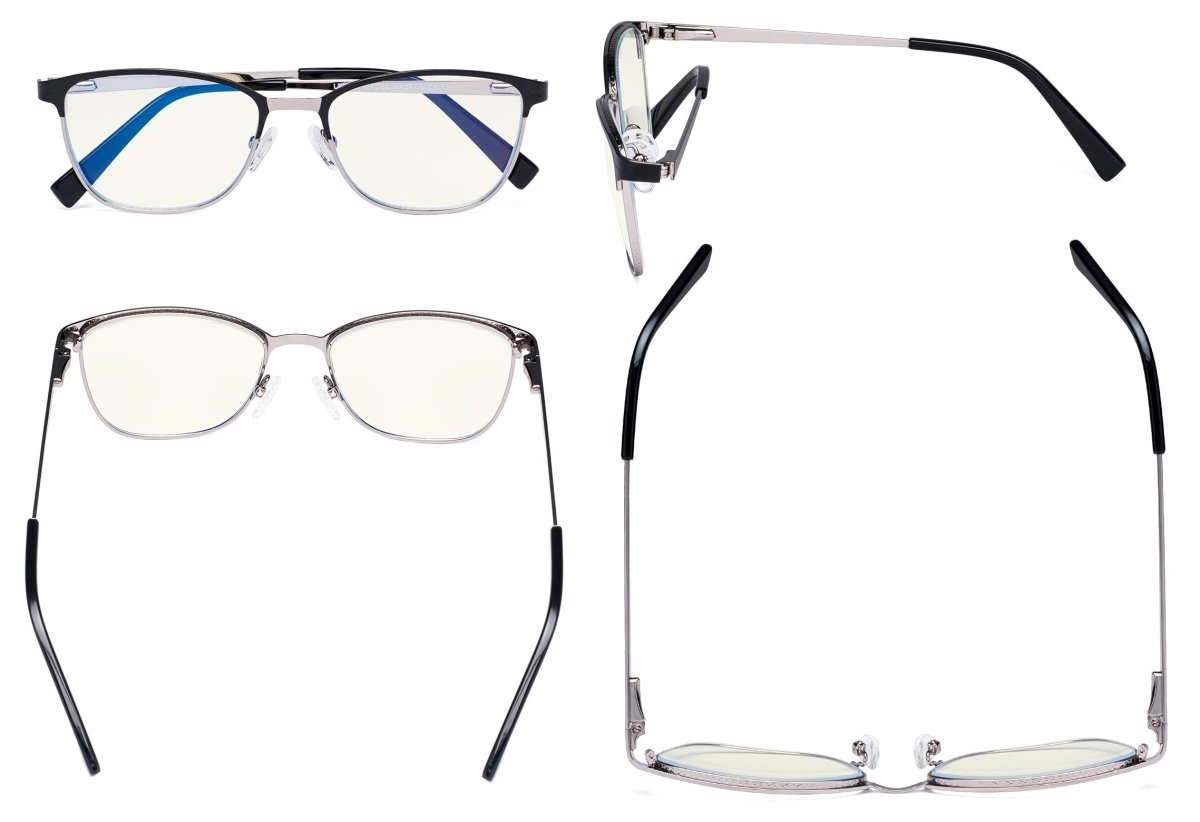 Classic Cat-eye Blue Light Filter Eyeglasses LX19017-BB40eyekeeper.com