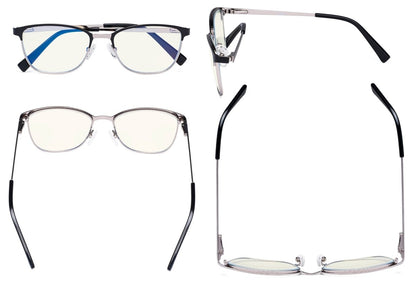 Classic Cat-eye Blue Light Filter Eyeglasses LX19017-BB40eyekeeper.com
