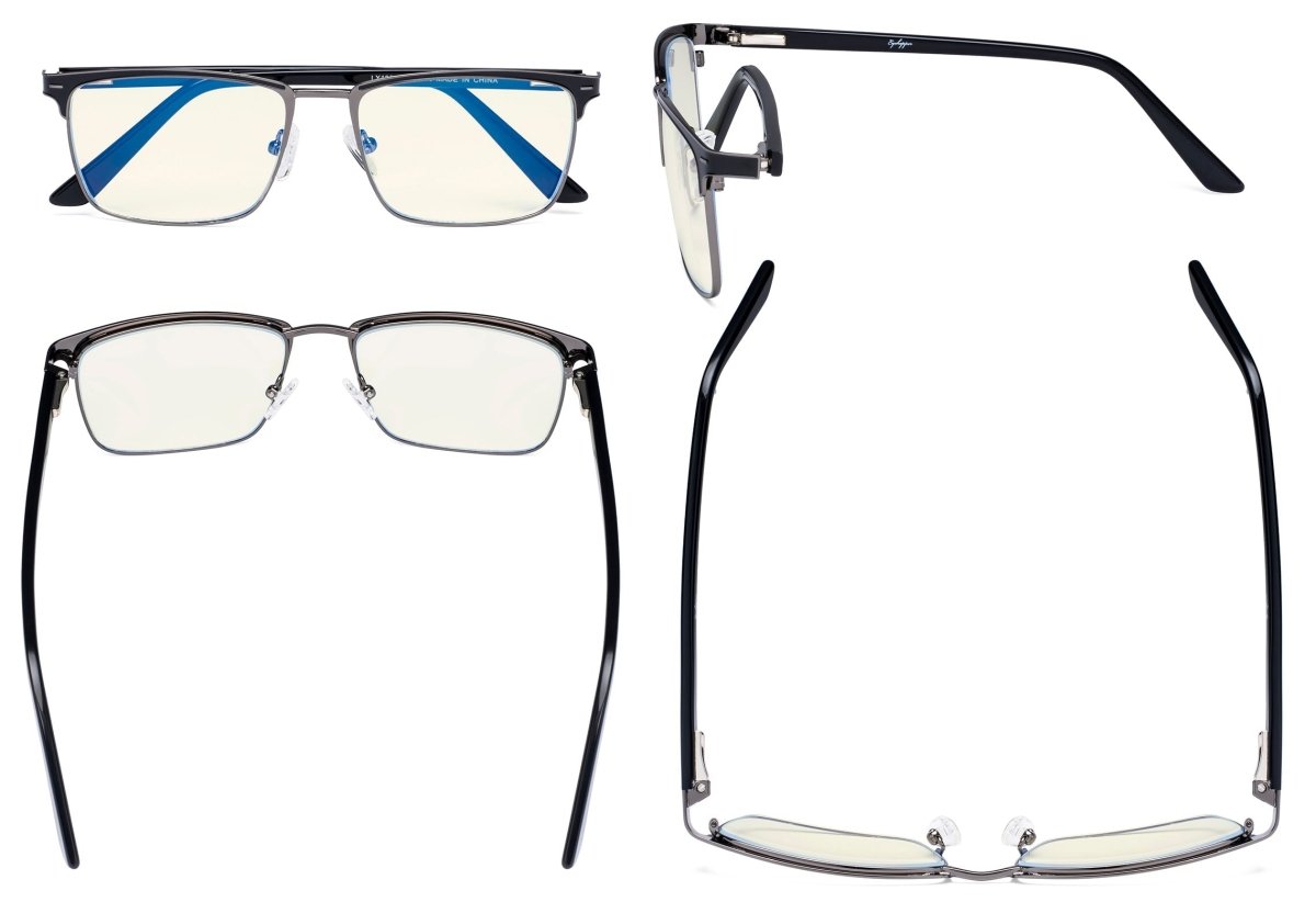 Classic Design Blue Light Filter Eyeglasses LX19010-BB40eyekeeper.com