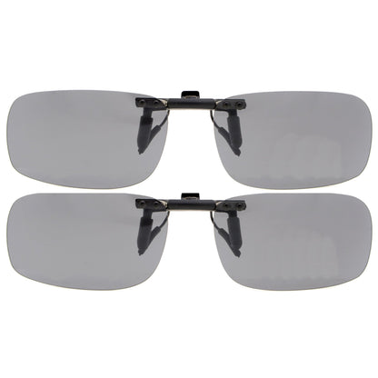 Rectanlge Sunglasses Flip up Polarized JQ1