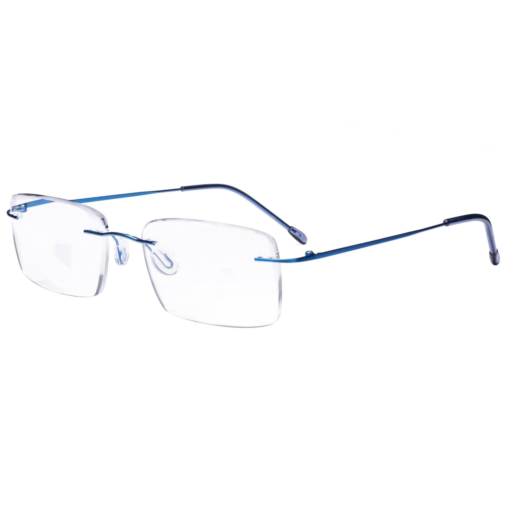 Rimless Reading Glasses Blue RWK9904