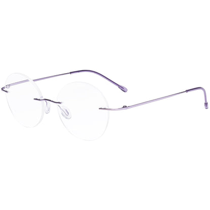 Frameless Reading Glasses Purple RWK9910