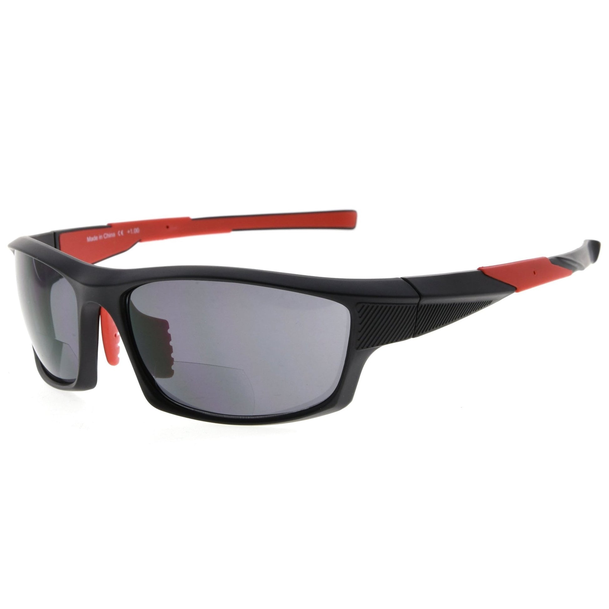 Rectangle Bifocal Sunglasses Women Red SG904