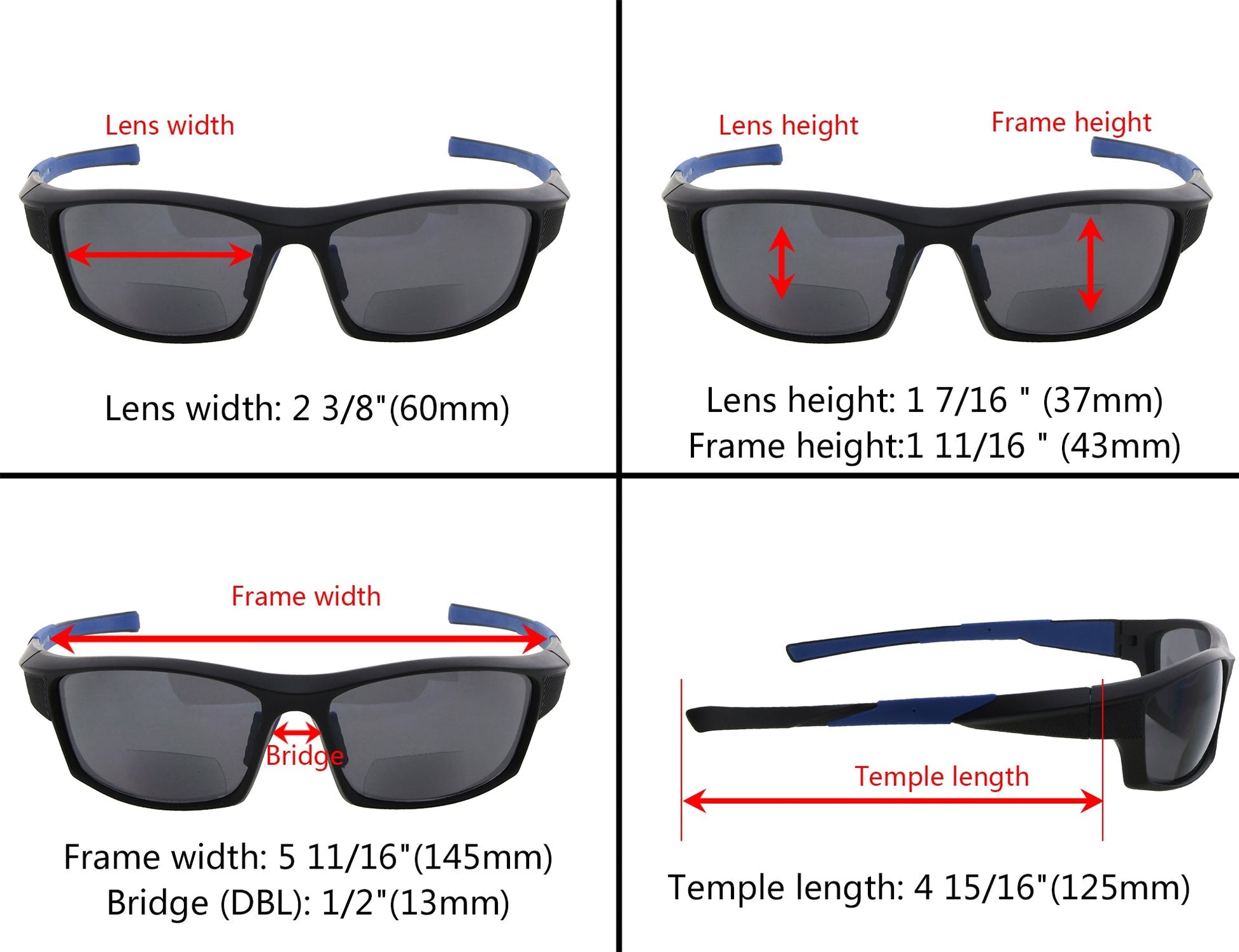 Bifocal Sunglasses Readers Dimension