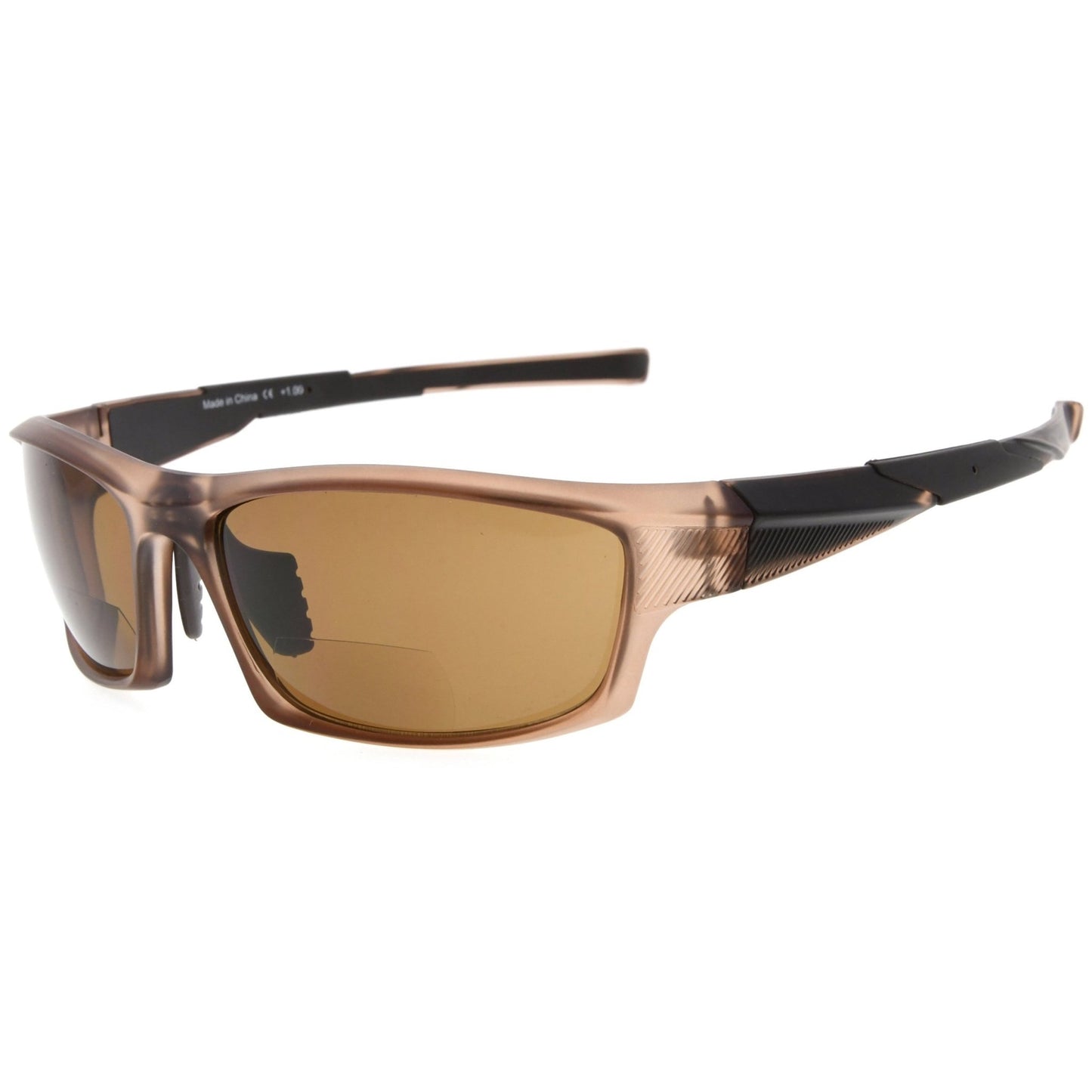 Rectangle Bifocal Sunglasses Women Brown SG904