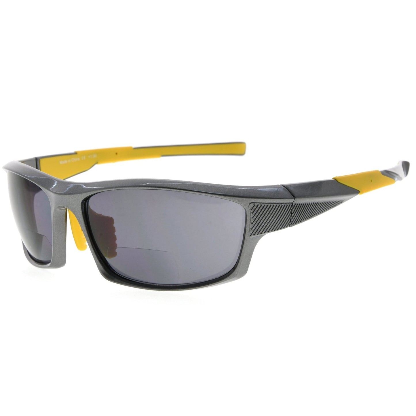 Rectangle Bifocal Sunglasses Women Pearly Grey SG904