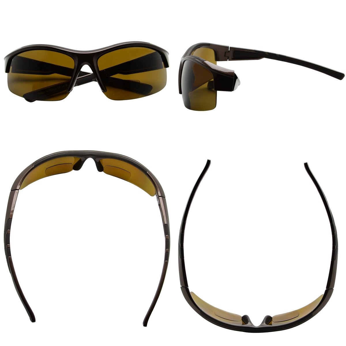 Half Rim TR90 Polarized Bifocal Reading Sunglasses TH6226PGSGeyekeeper.com
